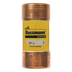 Fast-acting cylindrical fuse with Class J body, rated 4 A, 600 V AC, and 450 V DC. Provides overcurrent protection in industrial power distribution systems, motor control centers, and panel boards requiring quick response to short circuits or overloads.
