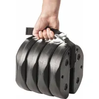 US WEIGHT Canopy Weight Set: Black, Polyethylene, 9 in Overall Lg, Carry Strap (MPN U0040)