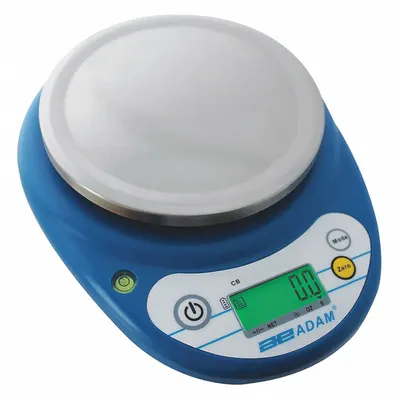 ADAM EQUIPMENT Compact Bench Scale: 1,000 g Capacity, 0.1 g Readability, g/lb/oz - Precision Lab Balances