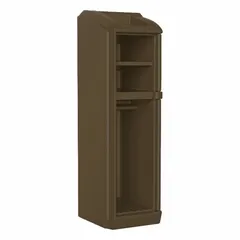 Open-front locker from the Endurance series, 78-1/2 in high, 26 in wide, 26 in deep, with 3 fixed shelves and no doors. Suitable for storage of personal items, tools, or supplies in schools, warehouses, and industrial facilities.