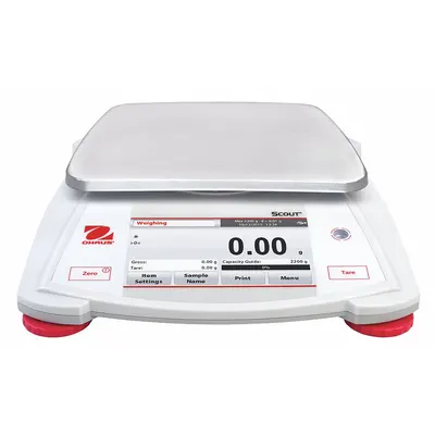 OHAUS Compact Bench Scale: 2,200 g Capacity, 0.01 g Readability - Precision Lab Balances