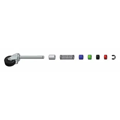 COTTERMAN SU9093 Swivel Caster Kit for Stepladders, 2 in Wheel, 4 Casters