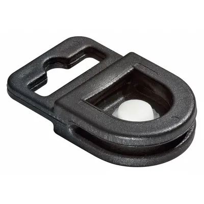 DURABLE Badge Holder: Breakaway Clasp, Vertical, 1 1/8 in Overall Ht, 5/8 in Overall Wd - Clips for Badges