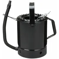 Measuring Container: 5 qt Fluid Capacity, 6 in Overall Dia, 8 in Overall Ht, Silver, 14 in Spout Lg (MPN 94496)