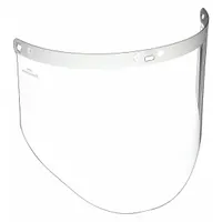 3M Face Shield Visor: 14 1/2 in Overall Wd, 9 in Overall Ht, 2 mm Overall Thick, Clear, Uncoated (MPN 82700-00000)