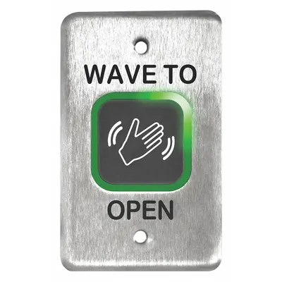 BEA Wave to Open Touchplate: 4 1/2 in Ht - Wave-to-Open Exit Devices