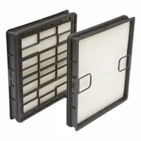 Round/oval engine air filter with 11 13/16 in outside diameter (bottom) and 11 13/16 in overall length. Designed to remove airborne contaminants from intake air for engine protection. Compatible with Doosan vehicles