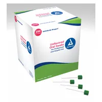 Non-sterile single-tip foam swabsticks with a 3 1/4 in length and paper handle. Pack of 1,000. Suitable for cleaning, applying solvents, or sample collection in industrial maintenance and laboratory settings