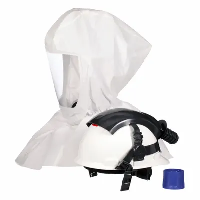3M Hood Assembly: S-Series, Full Hood, Hard Hat/Inner Collar, PAPR System - 3M Healthcare & Pharmaceutical Headgear