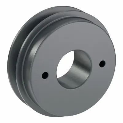OEM V-Belt Pulley: AK41 - Bushed-Bore Cast-Iron V-Belt Pulleys