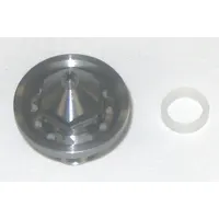 Replacement fluid nozzle for air sprayers, compatible with model FLG4-488-K. Includes a seal kit. Used to control paint or coating flow in finishing applications