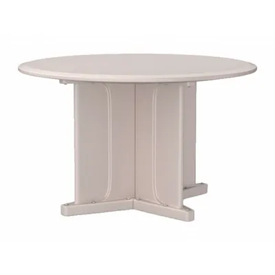 CORTECH Table: 29 in Overall Ht, 48 in Overall Dia, No Game Top, Ballast Accepted - Round X-Base Tables
