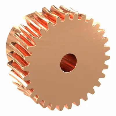 KHK GEARS Metric Worm Wheel BG0.8-30R2 - Metric Worm Wheels