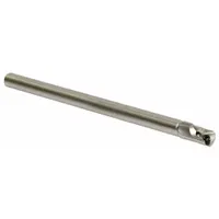 Indexable boring bar for internal turning operations in machining centers and lathes. Positive rake geometry and right-hand design reduce cutting forces for finishing bores in steel, stainless steel, and cast iron. Uses inserts with 11 mm cutting edge length and 12 mm inscribed circle