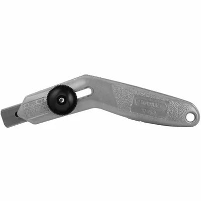 STANLEY Carpet Knife: Straight, 1 in Blade Projection Lg, 6 1/2 in Overall Lg, Steel - Flooring Knives