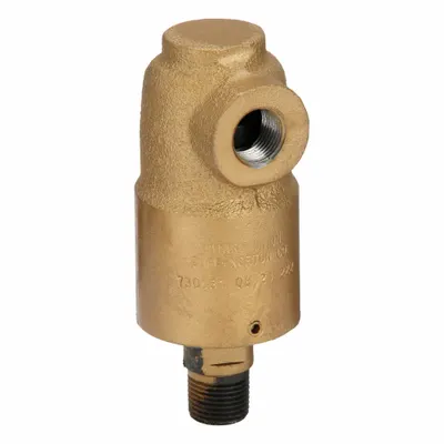 DUFF-NORTON Rotary Union: Straight, Plain Cast Iron, 1 Passages, 1/4" Threaded Rotating Shaft - Cast Iron Rotating Joints & Unions