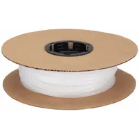 Spiral Wrap: 1/4 in Wd, For 2 in Max Bundle Dia, 100 ft Lg, Polyethylene, Off White, -40°F to 122°F (MPN T25F-C)