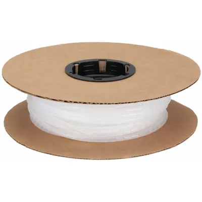 PANDUIT Spiral Wrap: 1/4 in Wd, For 2 in Max Bundle Dia, 100 ft Lg, Polyethylene - General Purpose Cable Spiral Wraps