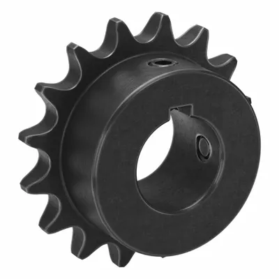 TRITAN Sprocket: 40, For 1/2 in Chain Pitch, 1 in Bore Dia, 16 Teeth, 2.563 in Pitch Dia - Size 40 Fixed-Bore Roller Chain Sprockets
