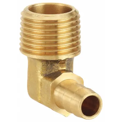 OEM Low-Lead Brass Rigid Barbed Hose Fitting - Low-Lead Brass Multipurpose (Air, Water, Chemical) Rigid Barbed Hose Fittings