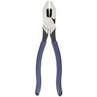 Linemans Plier: Flat, 9 3/8 in Overall Lg, 1 5/8 in Jaw Lg, 1 1/4 in Jaw Wd, 1 5/8 in Jaw Thick (MPN D213-9)