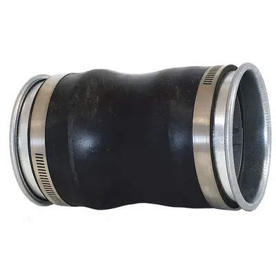 NORDFAB Vibration Isolator: Steel, For 4 in Duct Dia, 6 1/2 in Overall Lg, 4 in Inlet Dia - Vibration Isolators