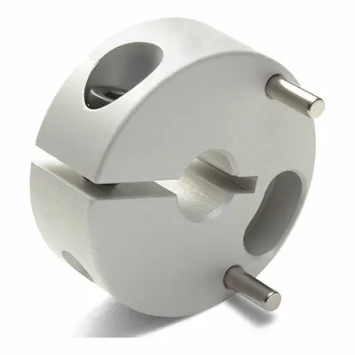 RULAND MANUFACTURING Controlflex Coupling Hub: 1.5° Angular Misalignment, 0.01 in Axial Motion - Single Insert Hubs for Round Shafts