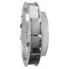 This Dayton blower wheel is a replacement component for HVACR fans, filters, and ventilation systems. It is designed to move air in commercial or industrial heating, cooling, and ventilation equipment. Compatible with manufacturer part number 10C390.