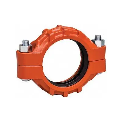 VICTAULIC Flex Bolted Clamp Coupling, 12 in x 12 in, Ductile Iron, 800 psi - Grooved Pipe Couplings