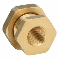 This straight threaded pipe fitting is designed for high-pressure fluid systems. It features a 1/8 in female BSPP thread and is rated for a maximum operating pressure of 1,000 psi. The fitting has a length of 35/64 in and is used to connect or extend metal piping in industrial applications