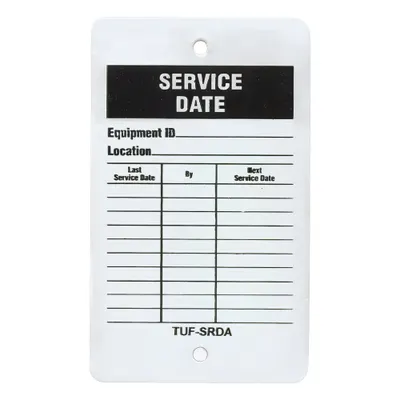 SEE ALL INDUSTRIES TUF-SRDA Aluminum Safety Tag