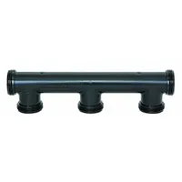 HYDRORAIN Manifold: 1" MIPT, PVC, 350 psi Max Working Pressure, 1.75 in Wd, 10 in Ht (MPN 03101)