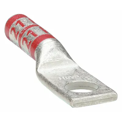OEM Compression Lug: 1/4 in Stud Size, 8 AWG – 8 AWG For Wire Sizes, Stranded Wire Type - One-Hole Compression Lugs