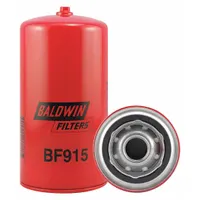Spin-on fuel filter with cellulose media and Cim-Tek technology. Outside diameter 3 11/16 in, thread size 1-12. Integral gasket G381-A. Used in diesel fuel systems for truck and heavy-duty equipment applications