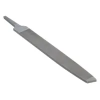 Machinists File: Rectangular, Smooth Cut, 8 in Lg without Tang, 13/16 in Wd, 1/8 in Thick, Natural