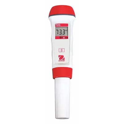 OHAUS TDS Meter: 0 mg/L – 1,000 mg/L, 50°F – 104°F - Pocket Total Dissolved Solids Meters