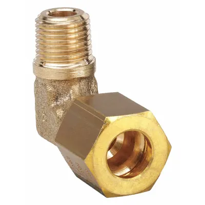 LEGRIS Standard Sleeve Brass Compression Fitting: 8 mm OD x 1/8 in - Standard Sleeve Brass Compression Fittings