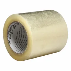 3M 3765 is a hand-applied acrylic label protection tape supplied in an 8-pack. Each roll measures 144 11/32 yards in length. This tape is used to protect printed labels from abrasion, moisture, and chemicals in industrial environments such as manufacturing, warehousing, and logistics.