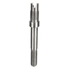 This pneumatic tool threaded mandrel is designed for installing rivet nuts with M10 compatible external thread size and coarse thread type. It is used with pneumatic tools to set threaded inserts into metal or plastic workpieces.