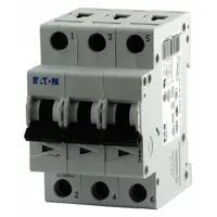 EATON IEC Supplementary Protector: 16 A Amps, 96V DC, 15kA at 277/480V AC, Lug, FAZ, 277/480V AC (MPN FAZ-C16/3)