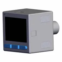 SMC High Precision Pressure Switch: 1/8 in Port Size, 1 Output/2 Output NPN/PNP Open Collector, 2M (MPN ZSE20B-Y-N01-W)