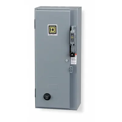 SQUARE D NEMA Combination Starter: Circuit Breaker, 3 Poles, NEMA Size 1 - Circuit Breaker Starters with Thermal Overloads