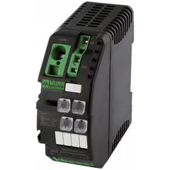 4-channel electronic circuit protector with adjustable current up to 2 A per channel and 30V DC input rating. Features 5 connections for selective overcurrent and short-circuit protection in control panels and automation systems.
