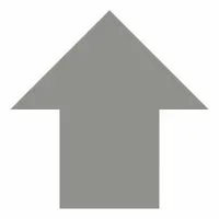 Floor Marking Shape: Arrow, Solid, Gray, No Legend, 5 1/2 in x 5 1/2 in, 50 mil Tape Thick, 50 PK (MPN Arw5.5GRY)