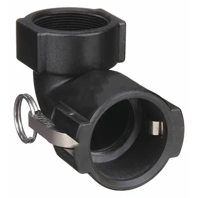 BANJO Cam and Groove Coupling: 2 in Coupling Size, 2 in Hose Fitting Size - Type D Polypropylene Cam & Groove Fittings