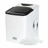 BLACK & DECKER Ice Machine: Top Hat, 26 lb Ice per Day, Air/Water Cooled, 12 5/8 in Ht, 8 3/4 in Wd (MPN BIMH226W)