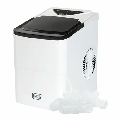 BLACK & DECKER Ice Machine: Top Hat, 26 lb Ice per Day, Air/Water Cooled - Countertop Ice Machines