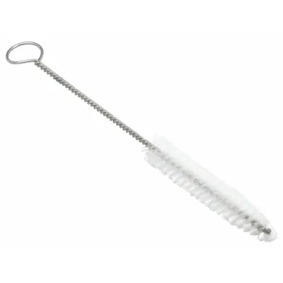 TANIS Micro Tube Brush: 7 in Overall Lg, Nylon, White, 3 1/2 in Brush Head Lg - Lab Brushes