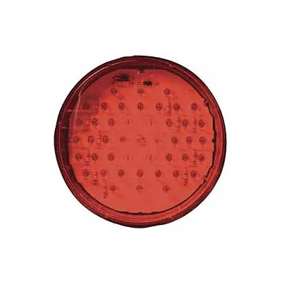 MAXXIMA Stop/Turn/Tail Light: LED, Stop Light, Red, Round, 4 in Overall Dia - Stop Lights
