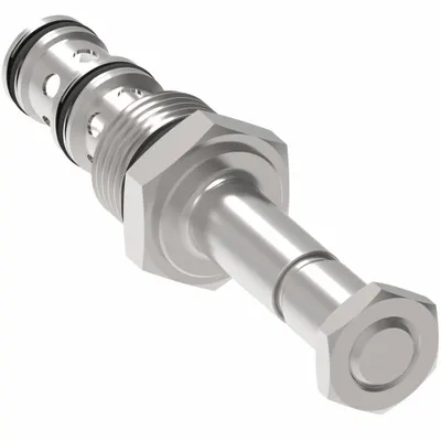 CHAR-LYNN Solenoid Valve: Two Positions, Normally Open, Three-Way, C-10-3 Valve Cavity Size - Solenoid Cartridge Valves
